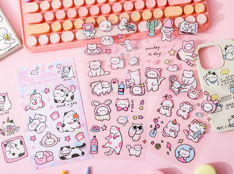 Set 10 Sticker Mèo Ú RC3540