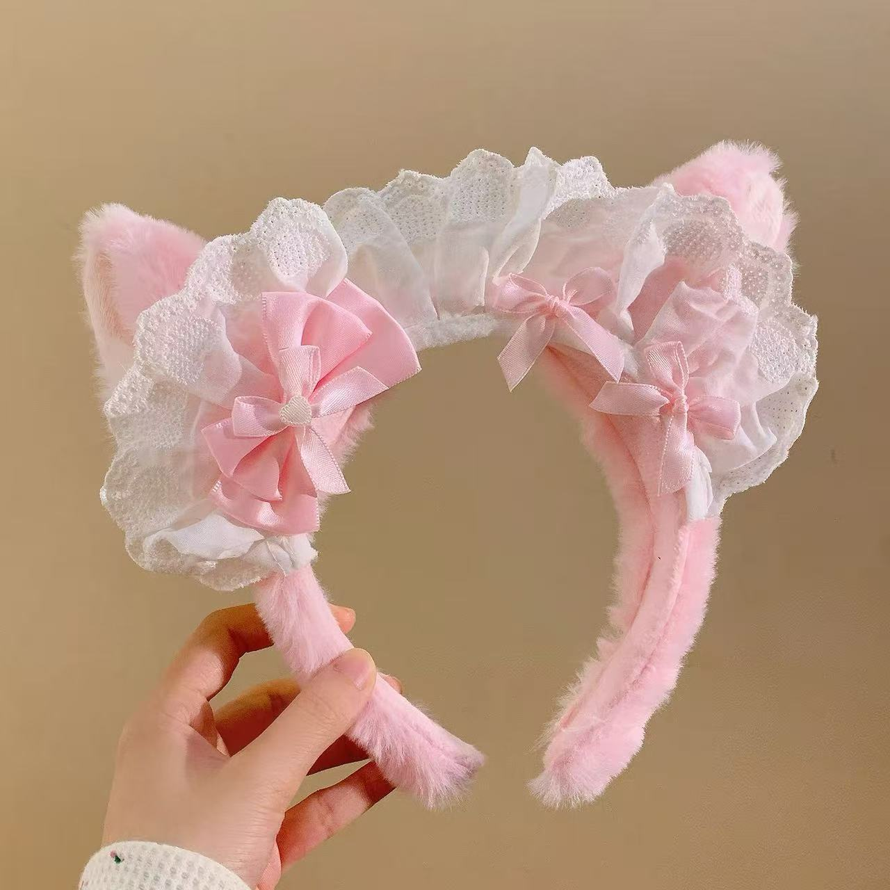 Cài Tóc Tai Mèo Ren RC3667