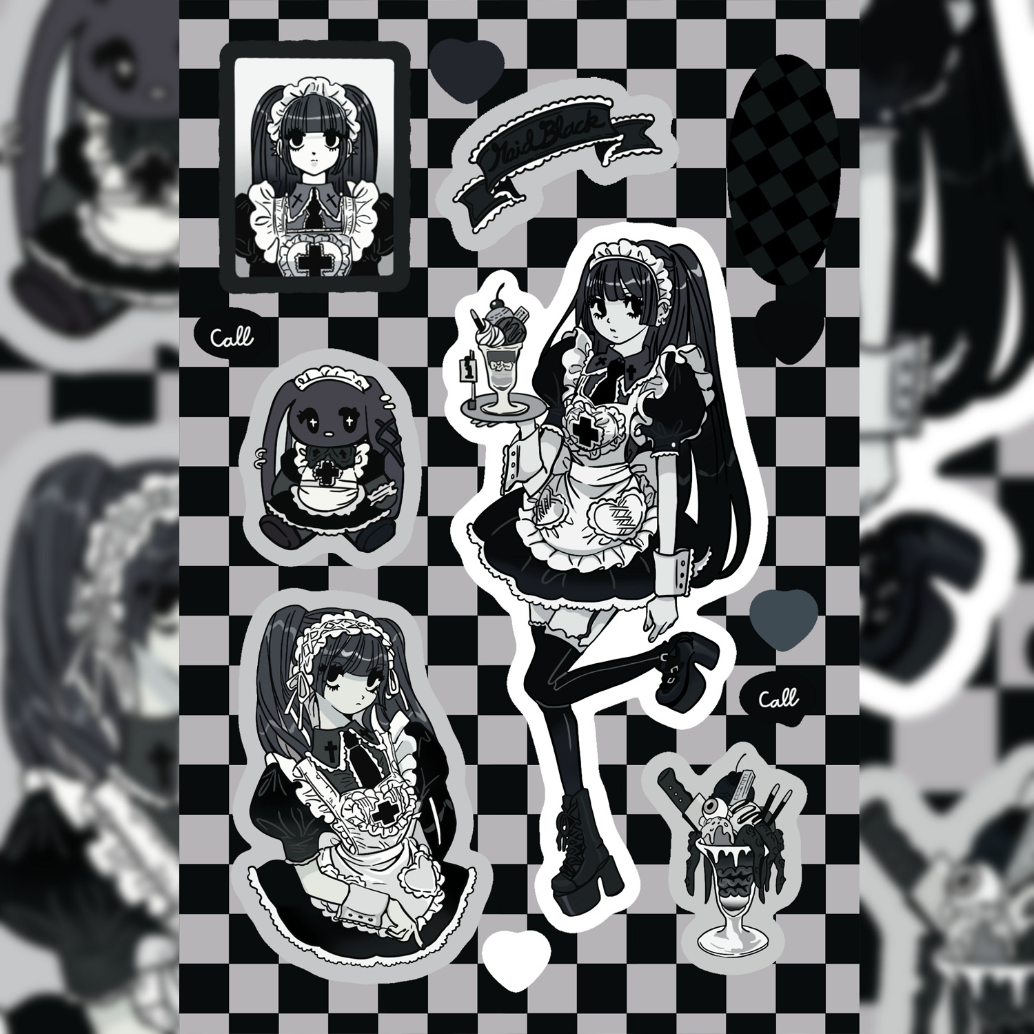 Set 10 Sticker Cô Bé Thời Trang RC3961
