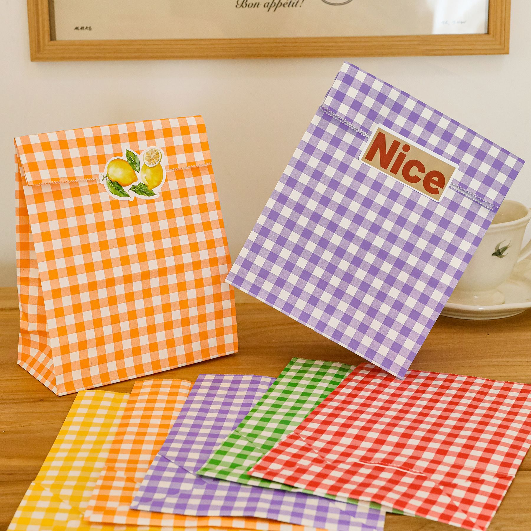 Set 10 Túi Giấy Caro RC4385