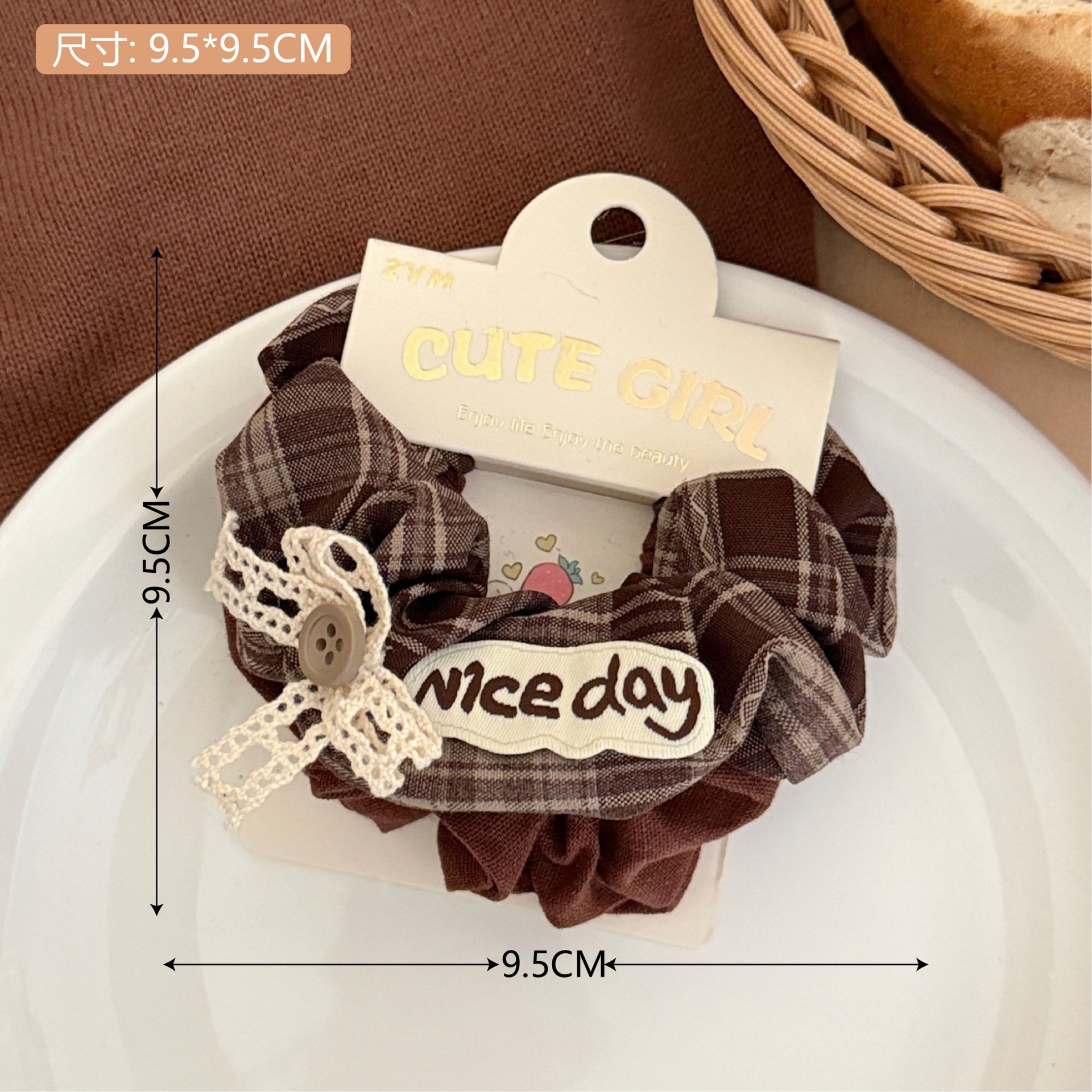 Set Cột Tóc Có Tag Giấy RC3606