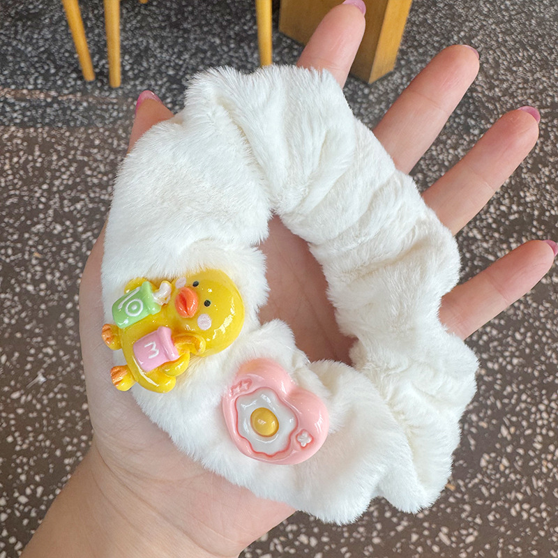 Cột Tóc Lông Charm Vịt RC3116