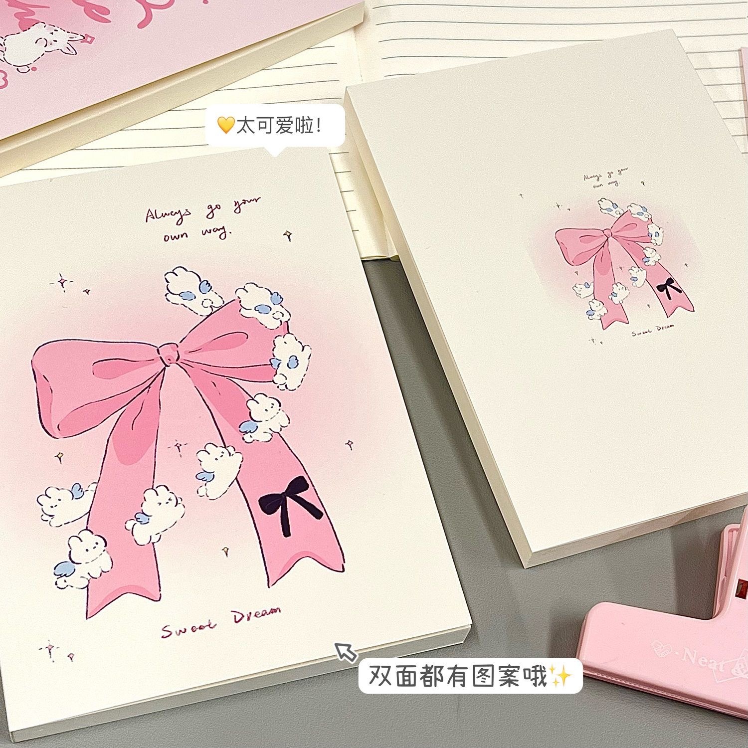 Sổ A5 Nơ Hồng RC2250