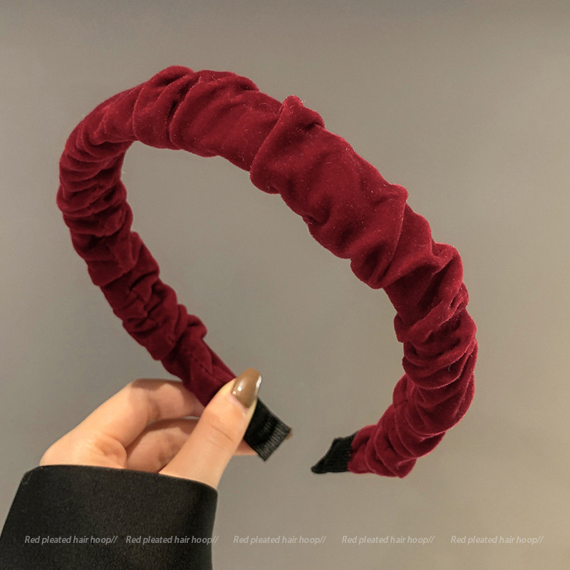 Cài Tóc Nhún Đỏ RC04605