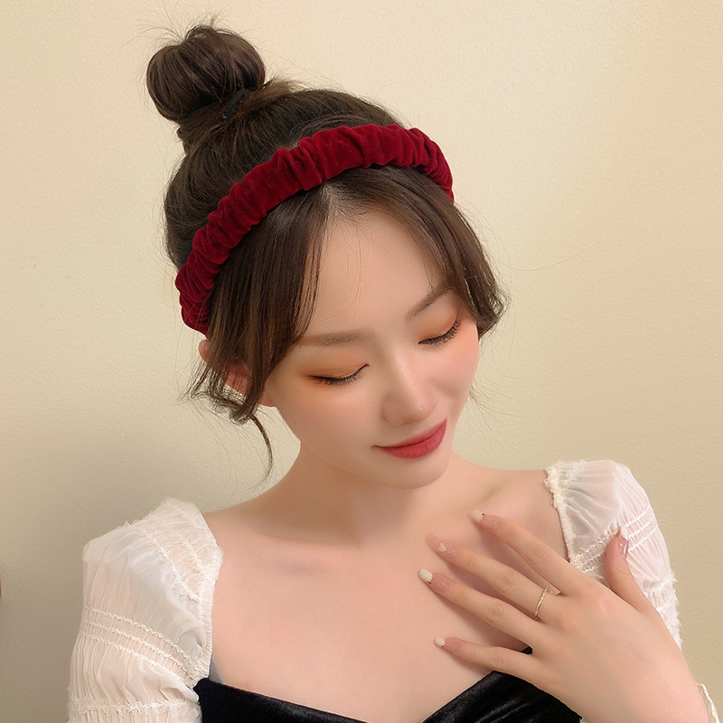 Cài Tóc Nhún Đỏ RC04605