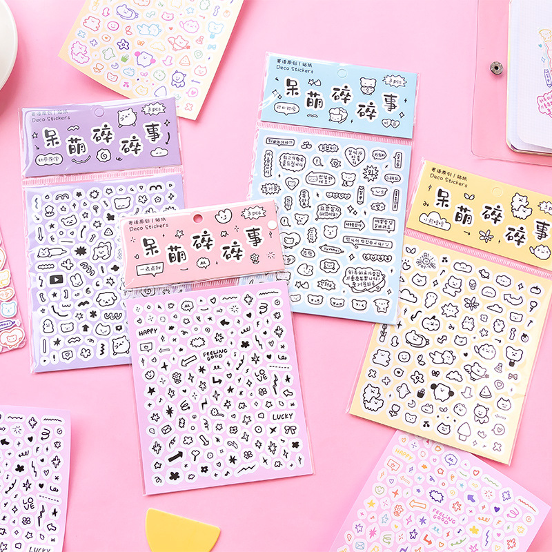 Set 10 Sticker Deco Mini RC4367