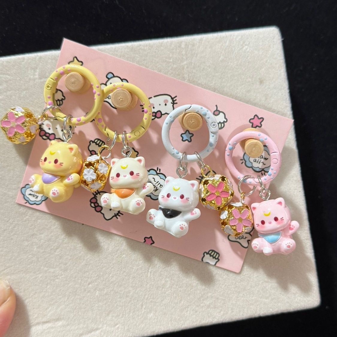 Móc Khóa Mèo Thần Tài RC967