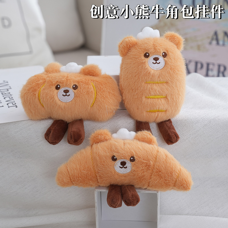 Móc Khóa Bông Gấu Bánh Mì RC3786