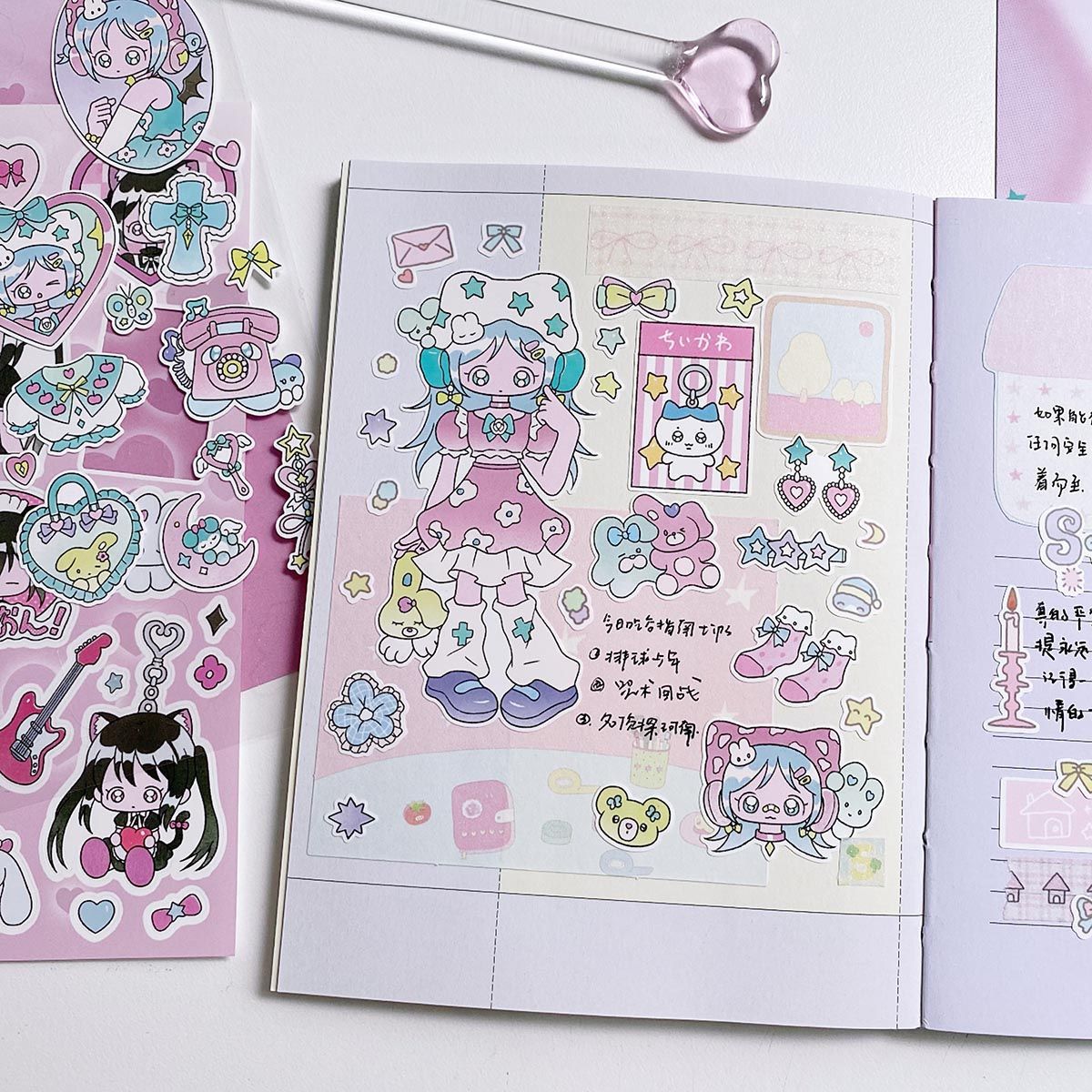 Set 10 Sticker Cô Bé :3 RC2539