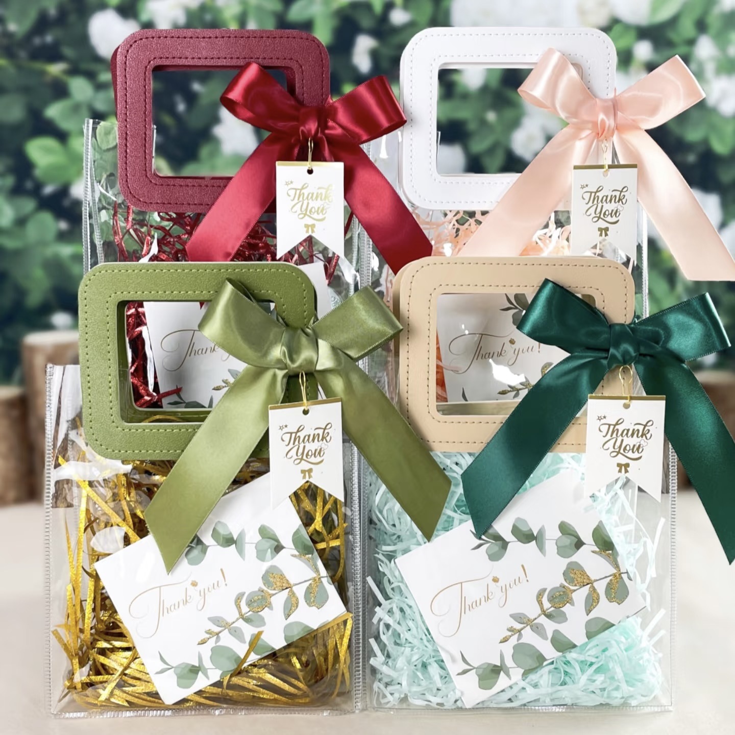 Set 10 Túi Đựng Qùa PVC (Kh ruy băng) RC3744