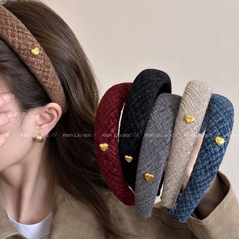 Cài Tóc Caro Trái Tim RC3508