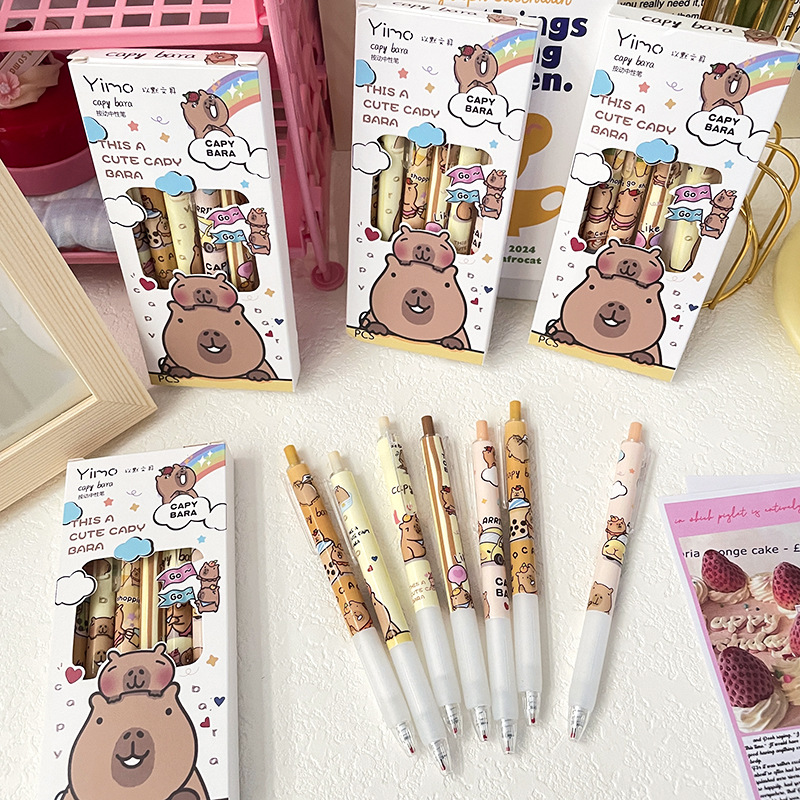 Hộp 6 Bút Đen Capy RC1399