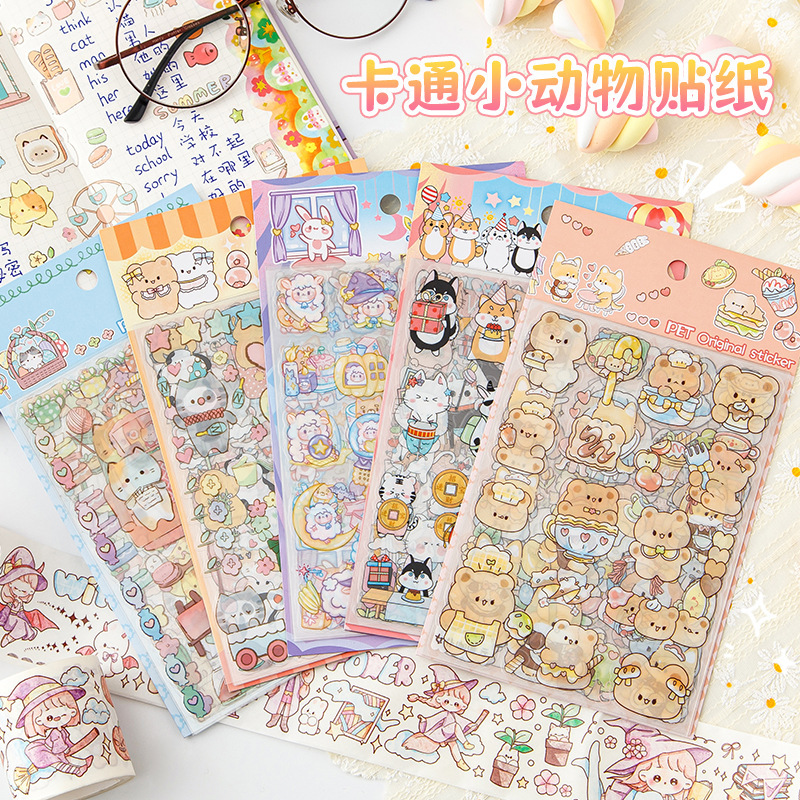 Set 10 Sticker Gấu RC3493