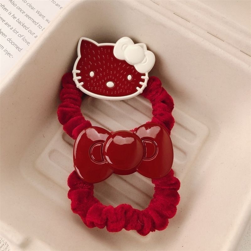 Cột Tóc Hello Kitty Đỏ NT309