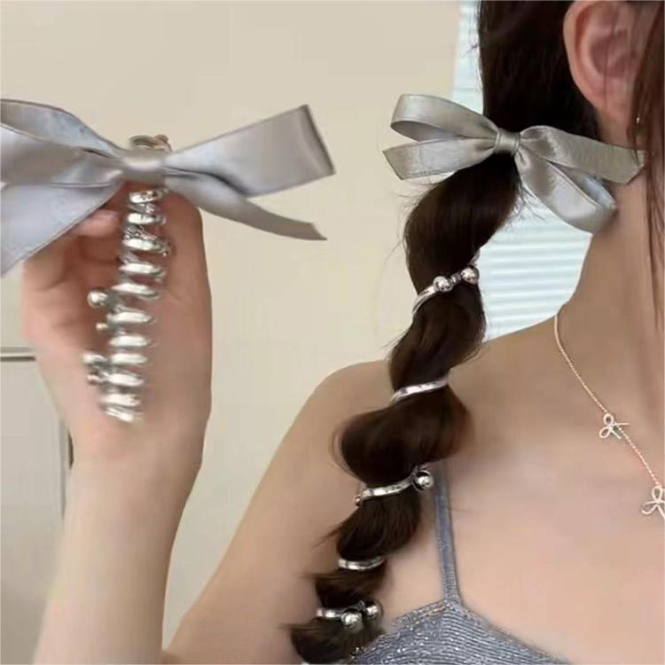 Cột Tóc Nơ Bạc RC596