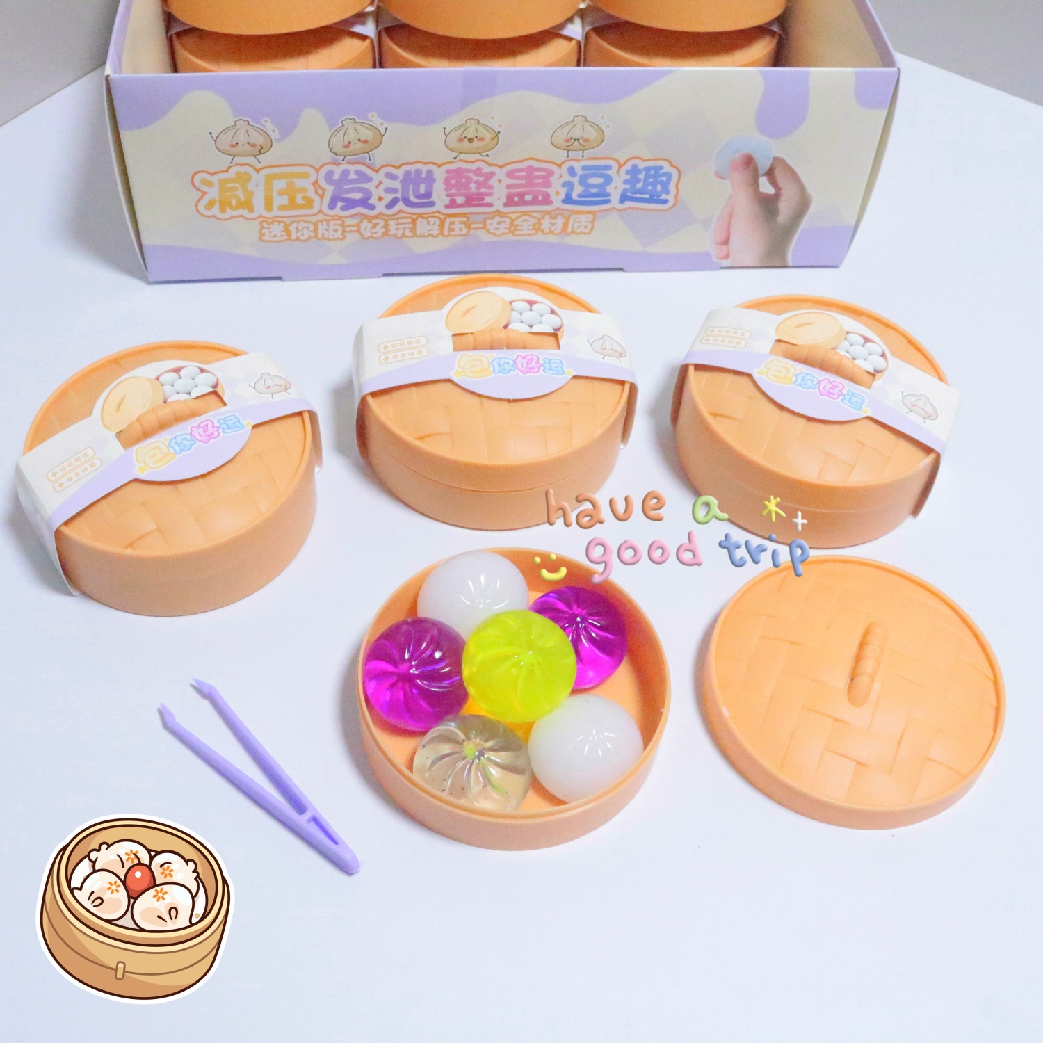 Hộp Squishy Bánh Bao Lớn RCSQUI4930