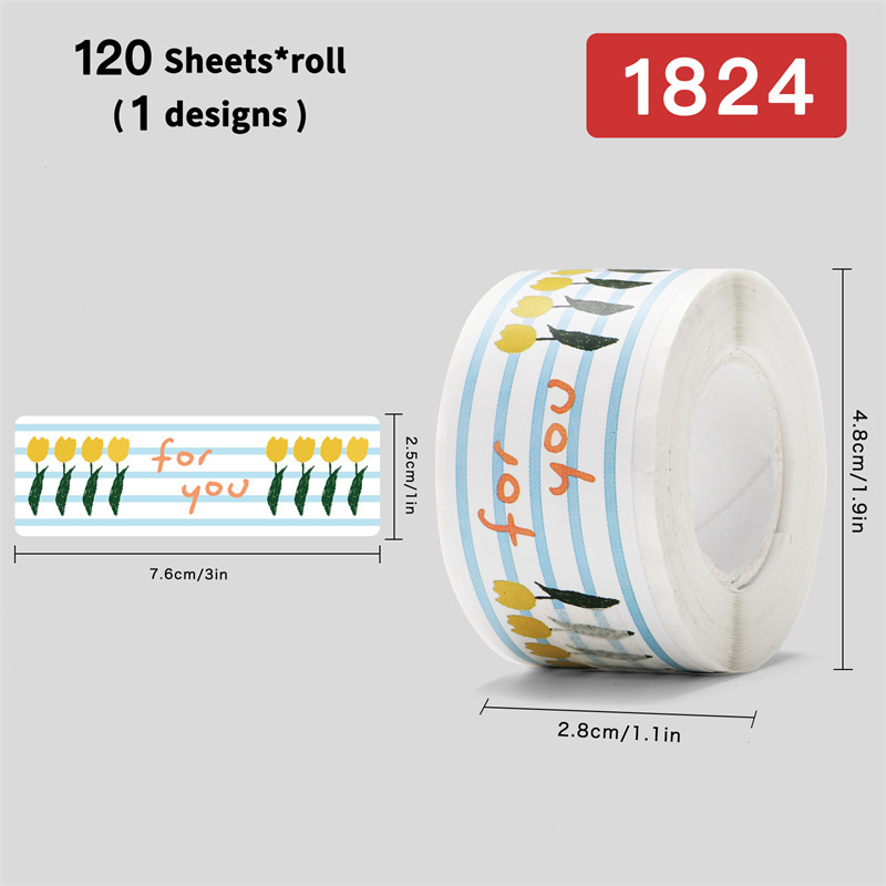 Cuộn Sticker Niêm Phong Không Mã Vạch RC2847