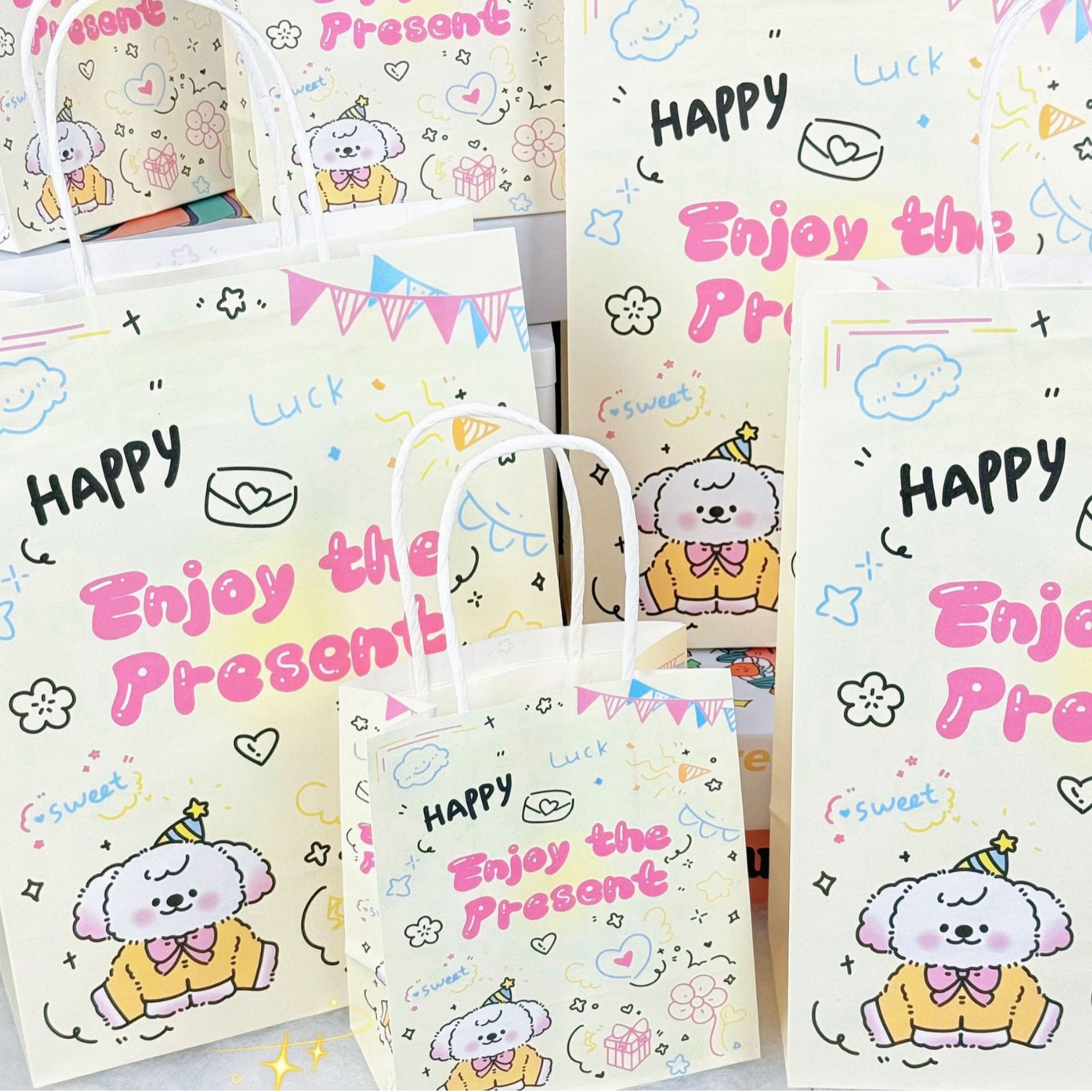 Set 10 Túi Giấy Size 13*17*14.5cm RC4363