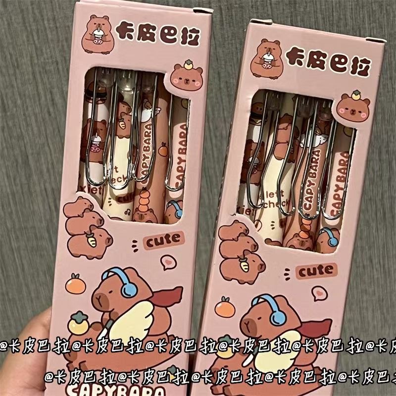 Hộp 4 Bút Đen Capybara RC1244