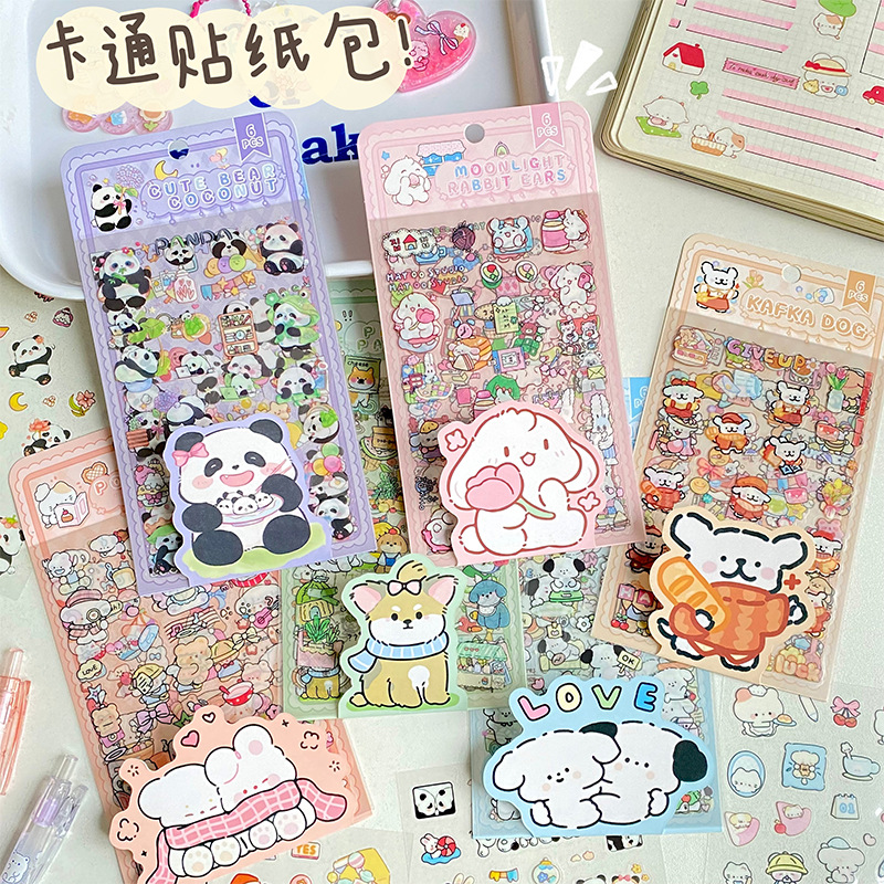 Set 10 Sticker Thú Cưng (6 Tấm) RC581