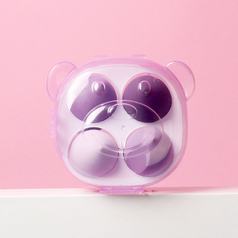 Hộp 4 Bông Mút Trang Điểm Gấu RC03742