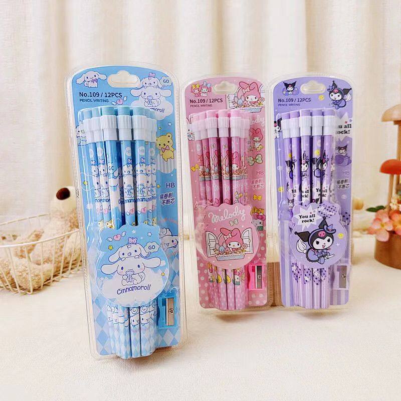 Set 12 Bút Chì Hoạt Hình RC3908