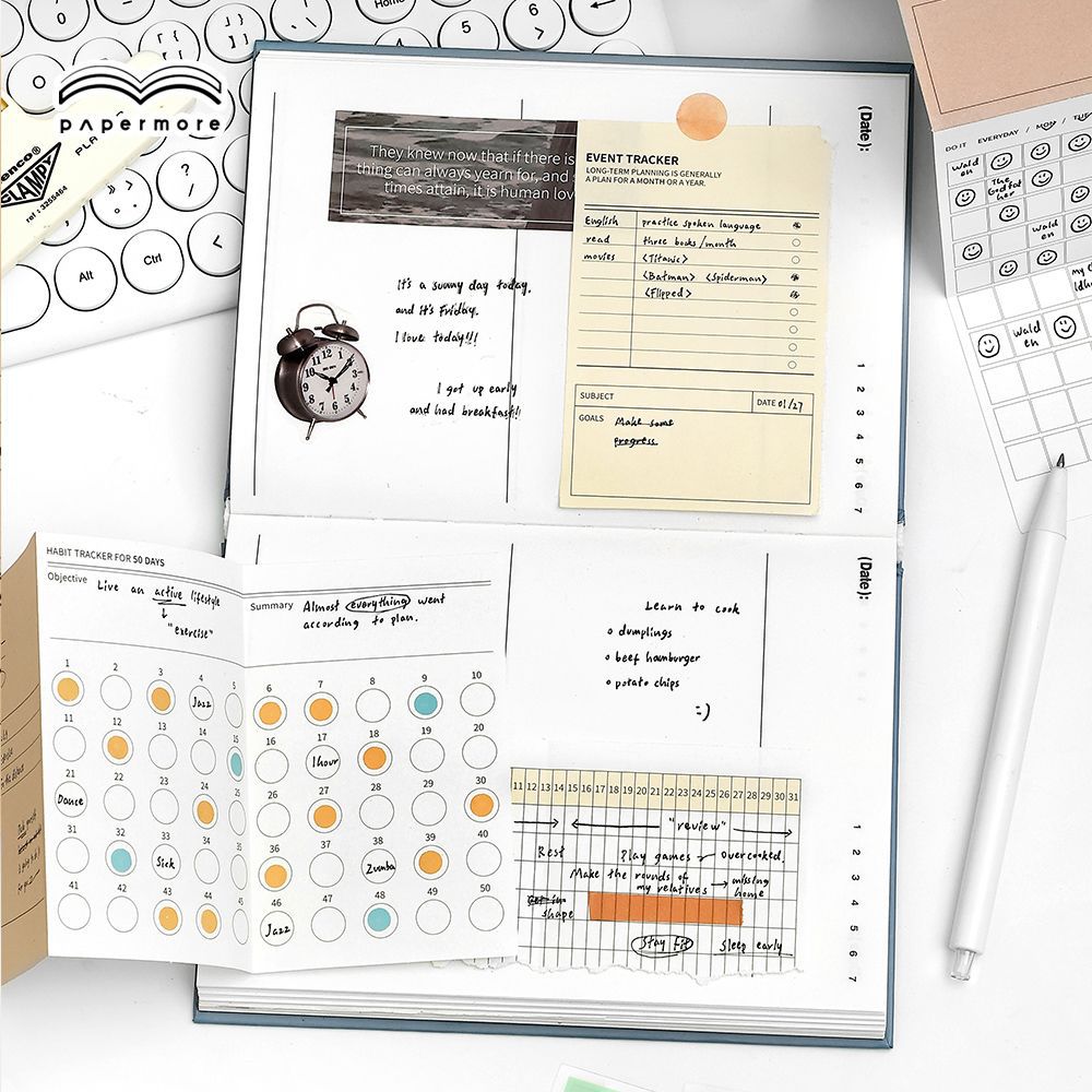 Set 10 Note Kế Hoạch RC2586