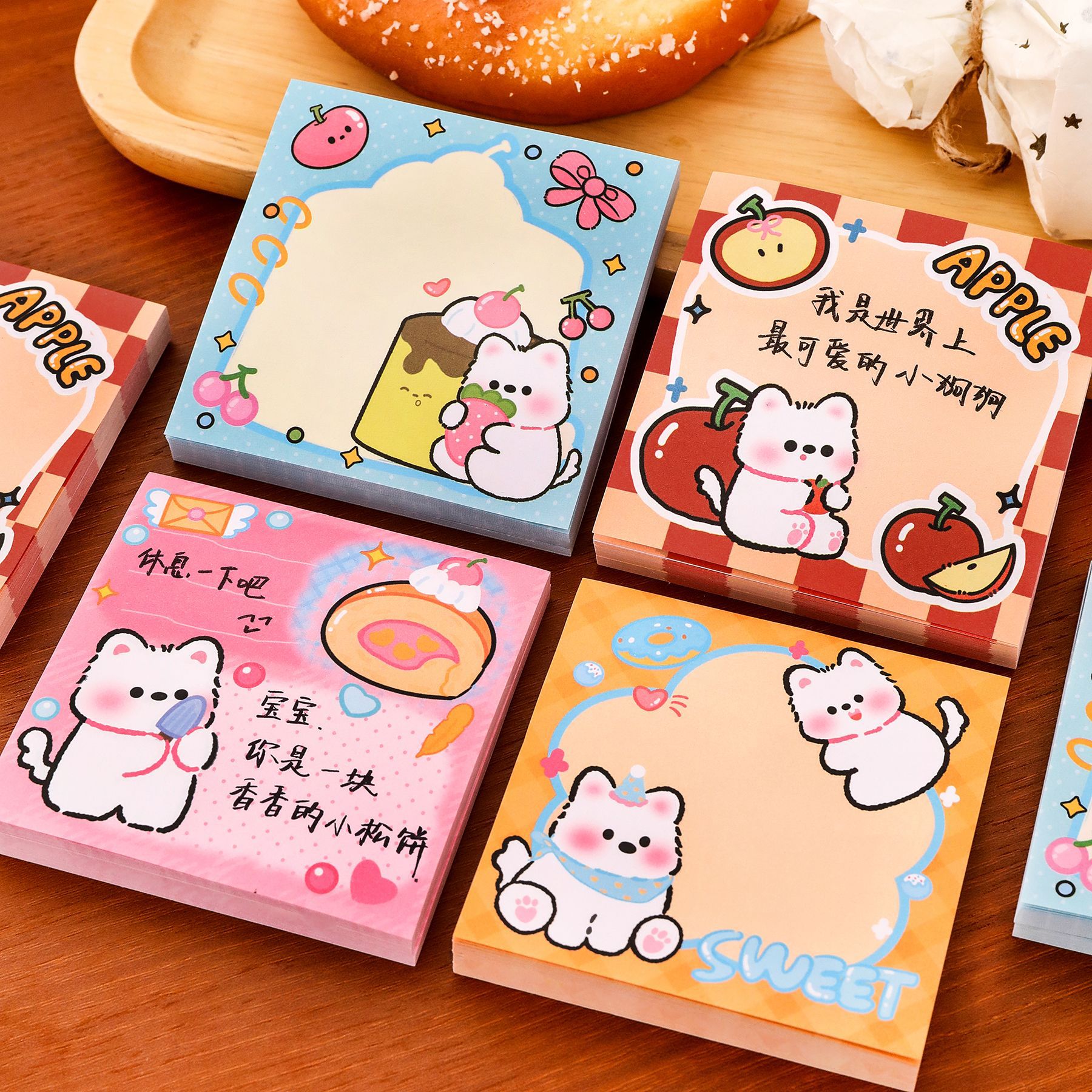 Set 10 Note Mèo Gấu RCNOTE4262