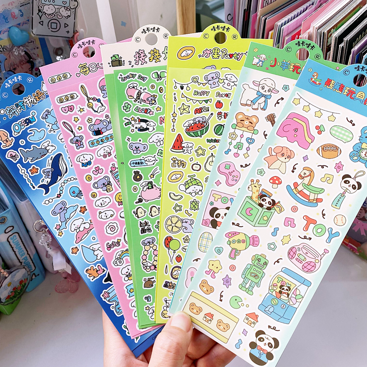 Set 10 Sticker Mini Chibi :3 RC3075