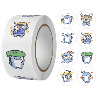 CUỘN 500 STICKER HOẠT HÌNH RC04653