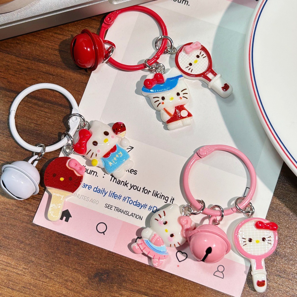 Móc Treo Kitty Tennis Chuông RC3387