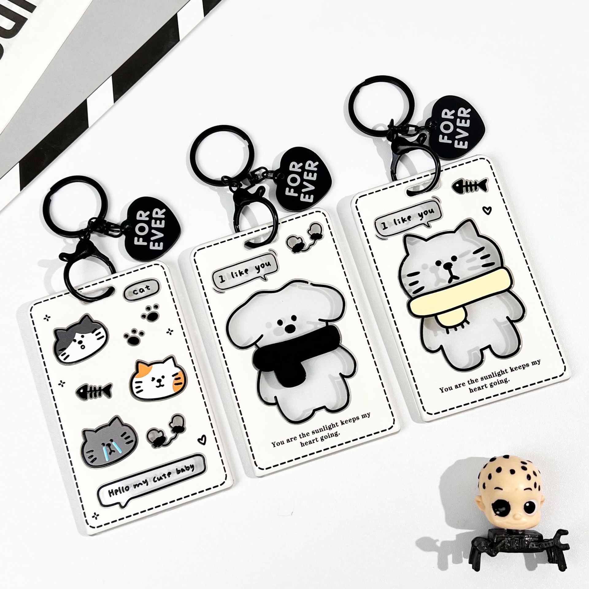 Thẻ Đeo Mèo Khăn Cổ RC3252