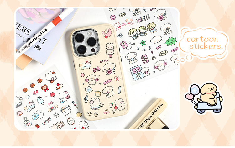 Set 10 Sticker Thú Cưng (6 Tấm) RC581