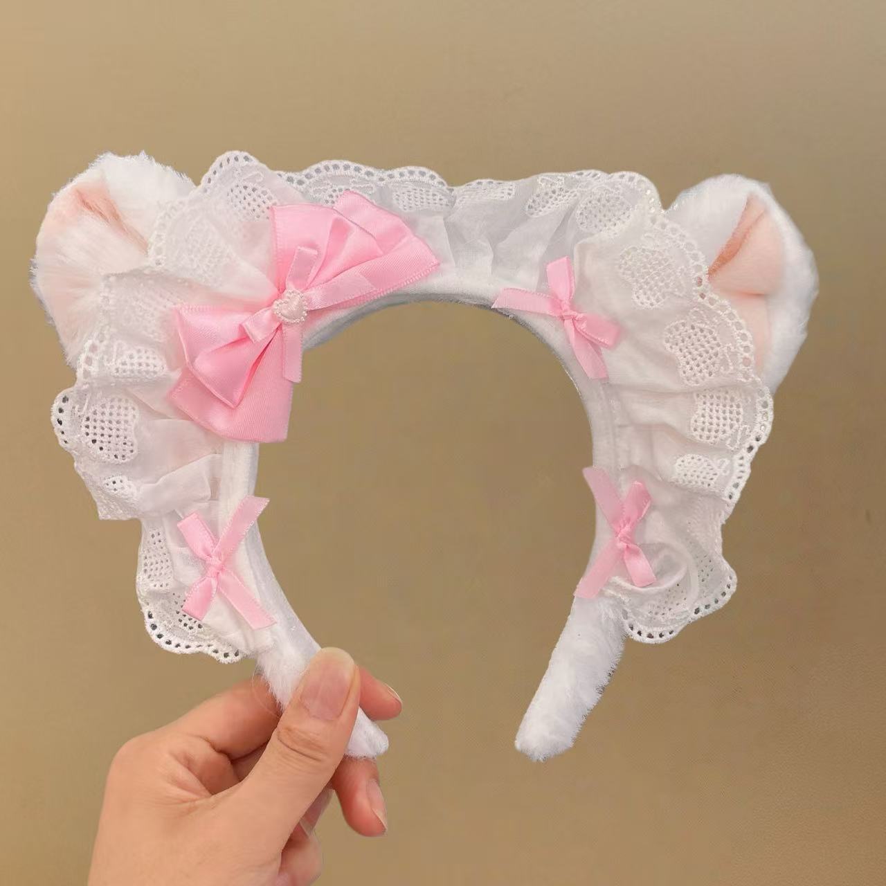 Cài Tóc Tai Mèo Ren RC3667