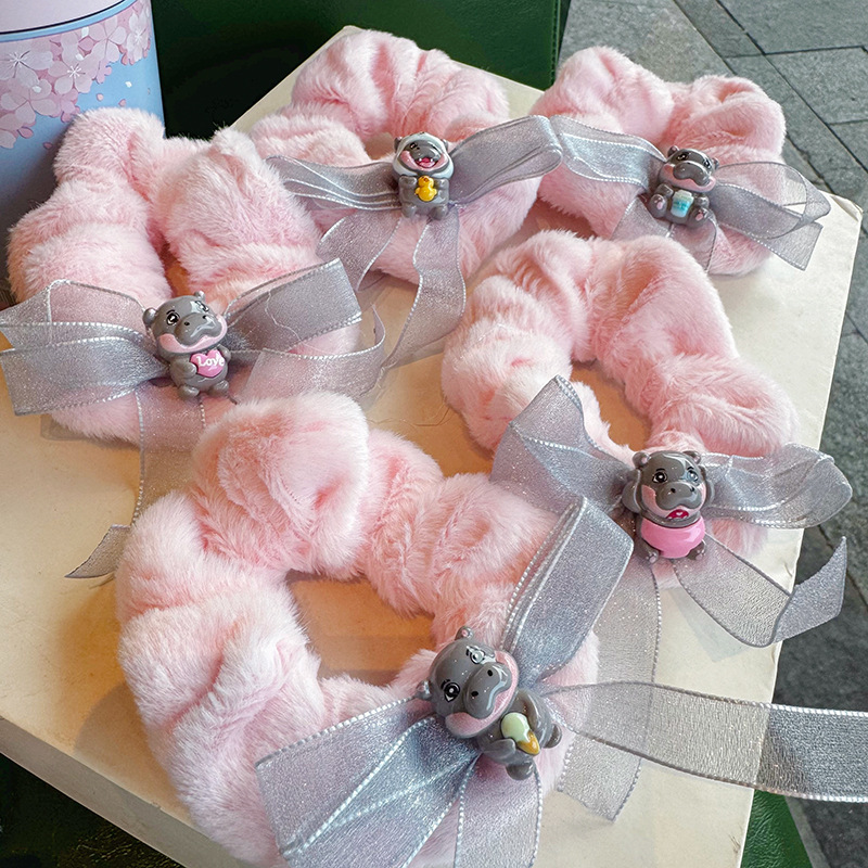 Cột Tóc Lông Charm Hà Mã RC977