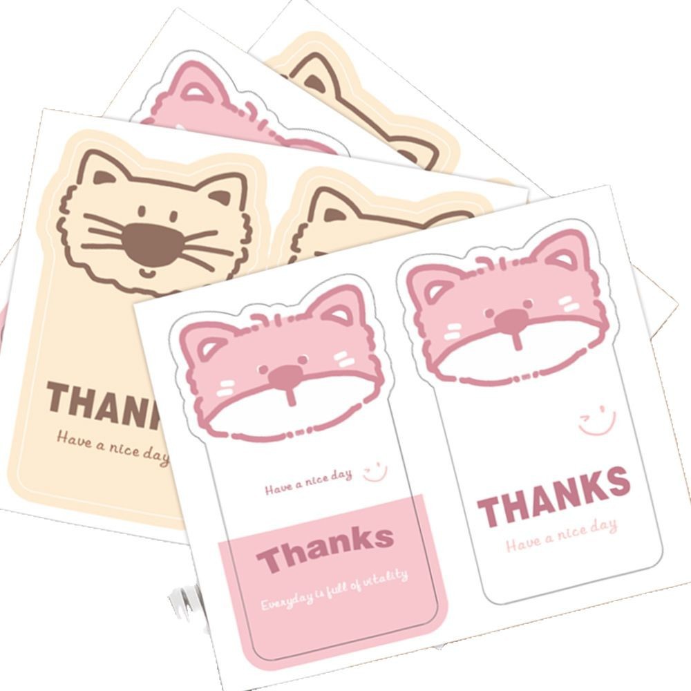 Sticker Niêm Phong Mèo 50 cái (25 tờ) RC3729