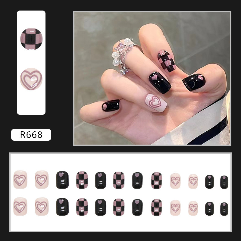 Set 12 Nail Thường Mix Mẫu RC699