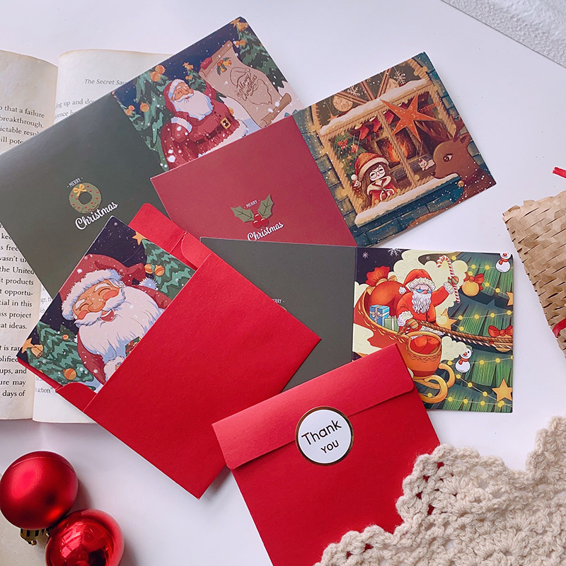 Set 10 Thiệp Vuông Noel RC3394