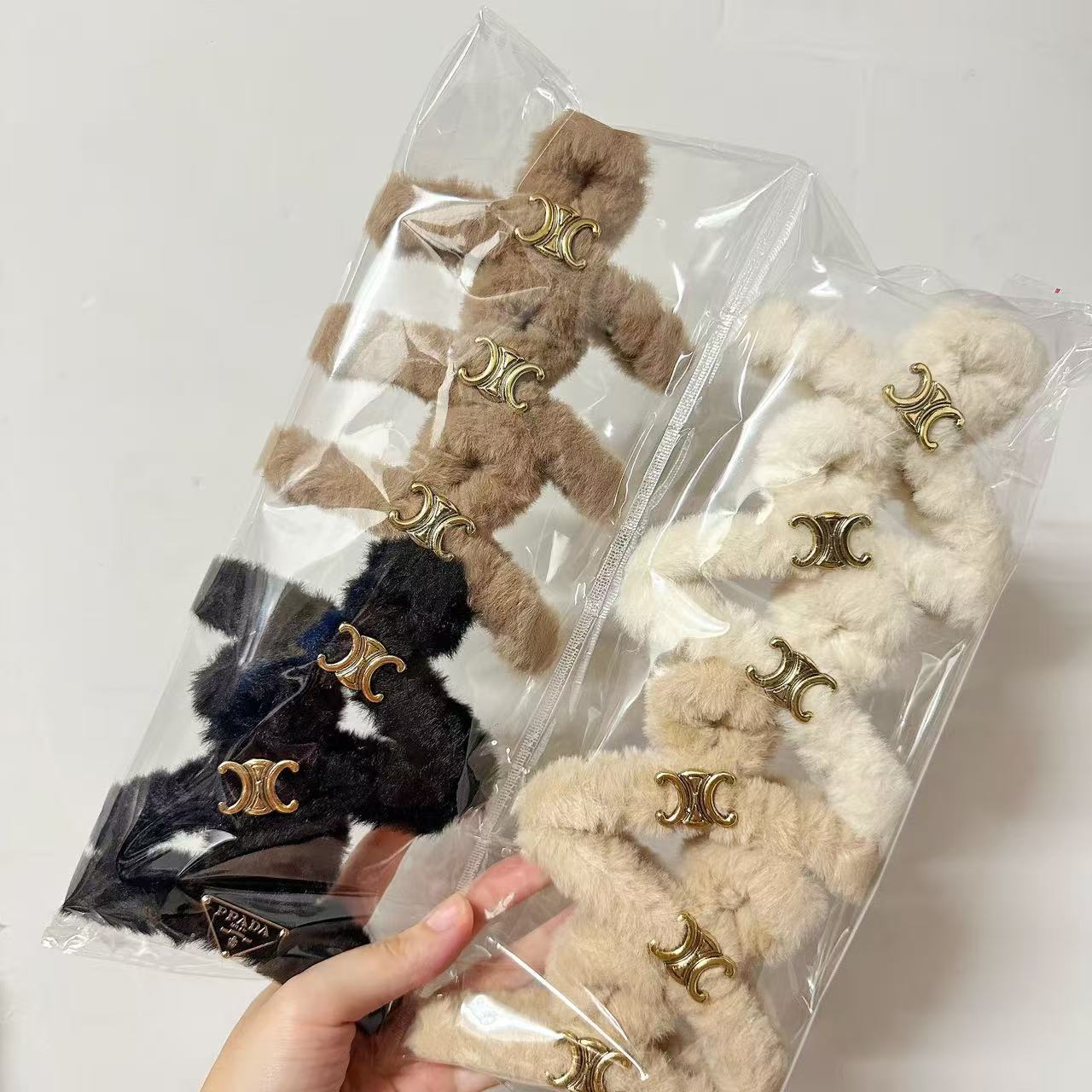 Set 12 Kẹp Lông Trà Sữa RC1554