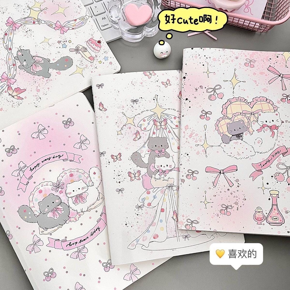 Lốc 4 Sổ A5 Mèo Sao RC2251