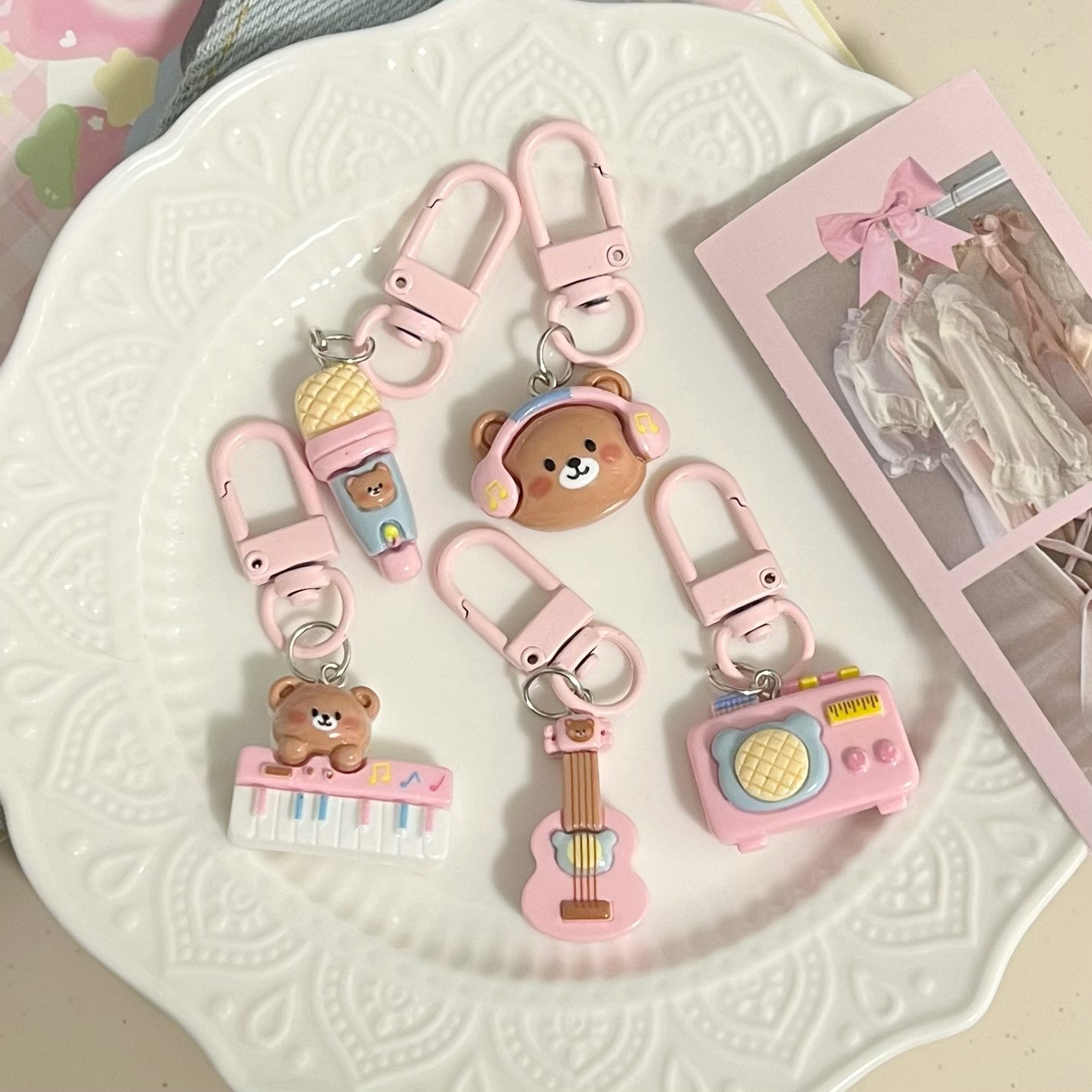 Móc Treo Gấu Hồng RC3416