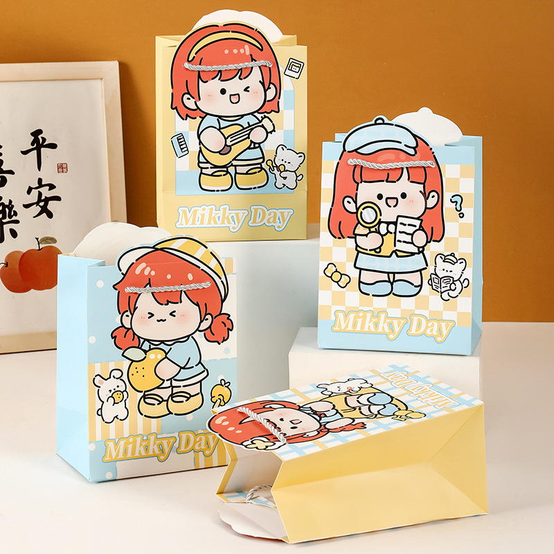 Túi Quà Gấu/Cô Bé Size 19.5*14.5*10cm RC3568