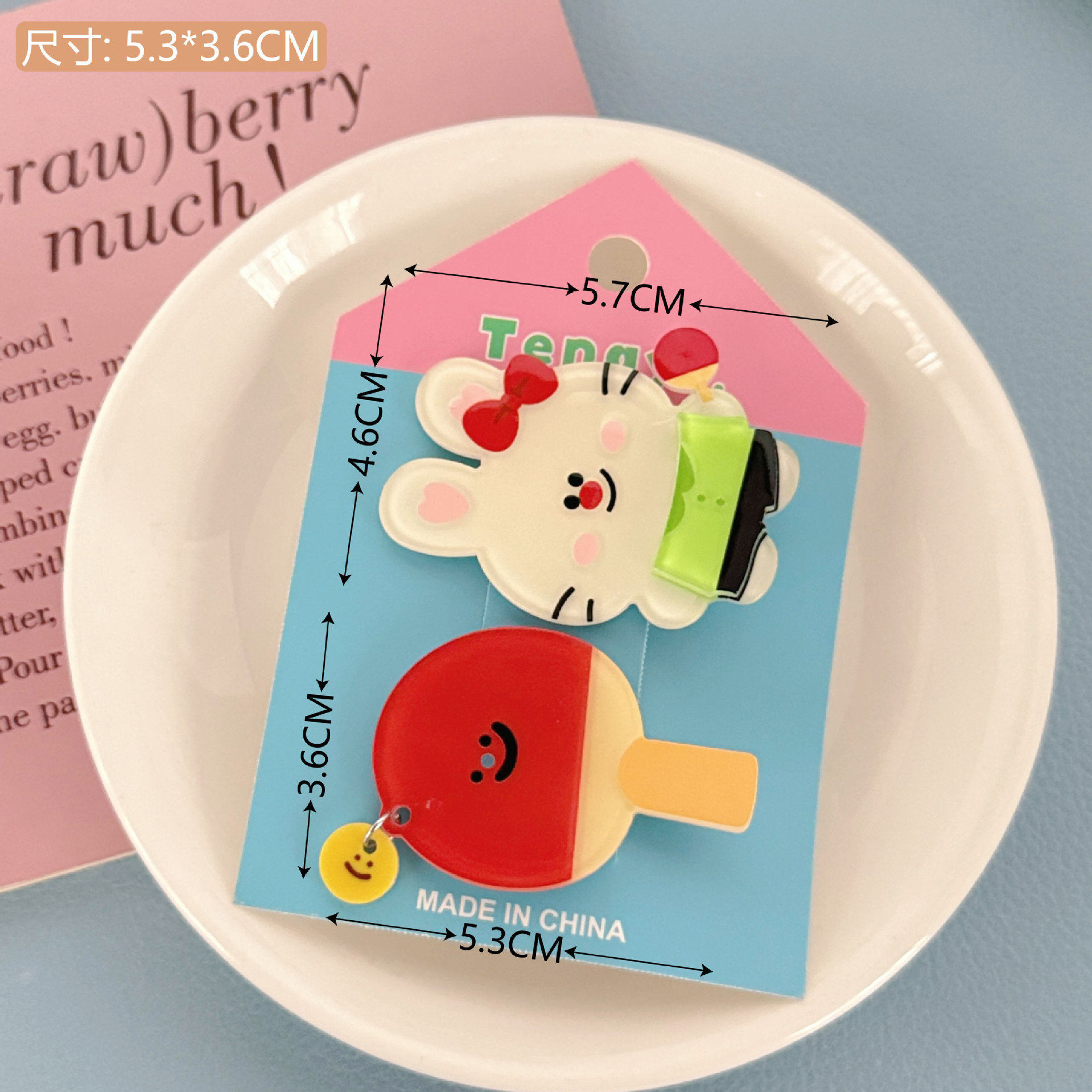 Set 2 Kẹp Mái Hoạt Hình RC2492