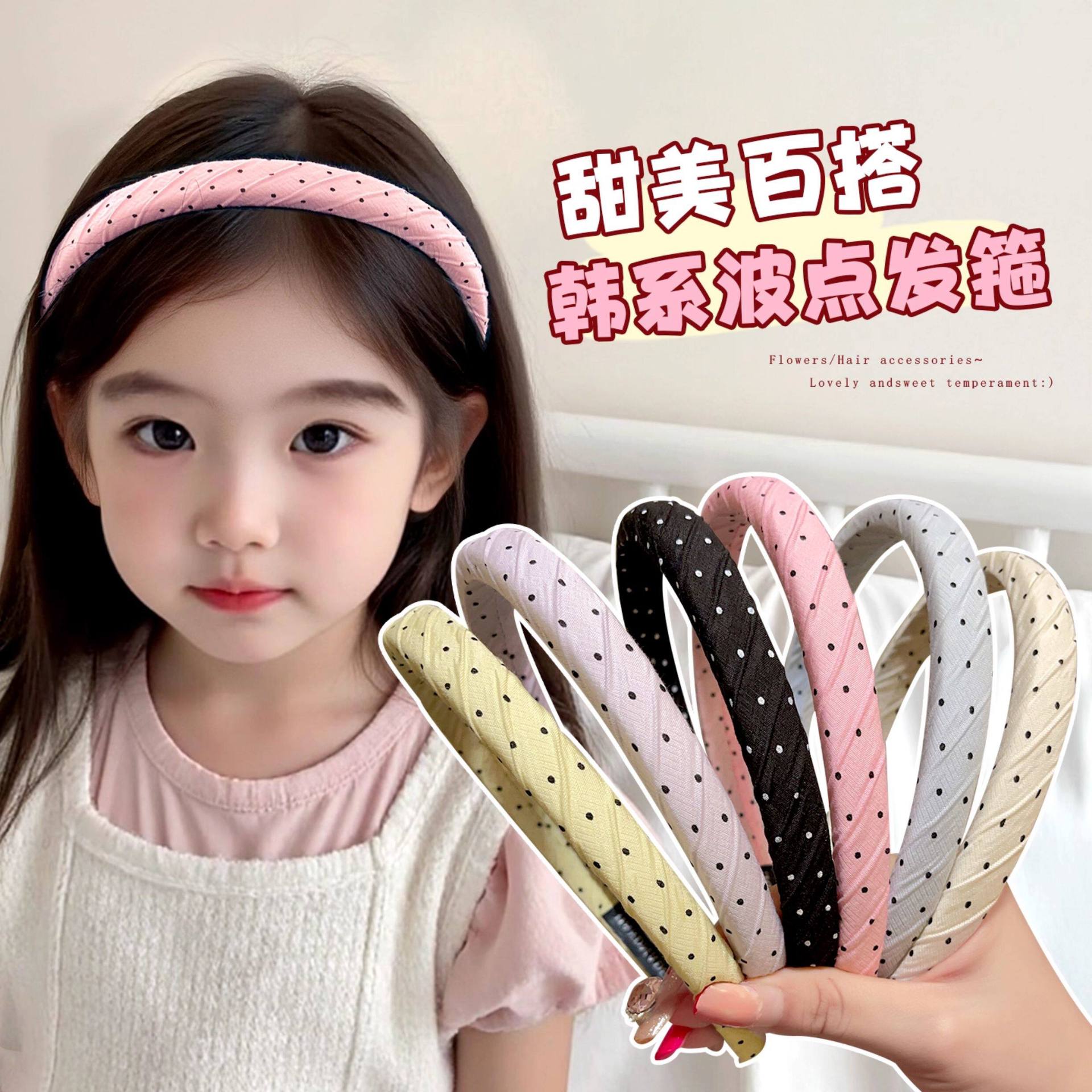 Cài Tóc Màu Chấm Bi RCCAT4480