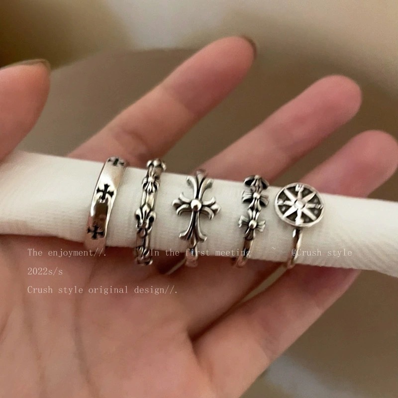 Set 5 Nhẫn Chữ Thập RC3637