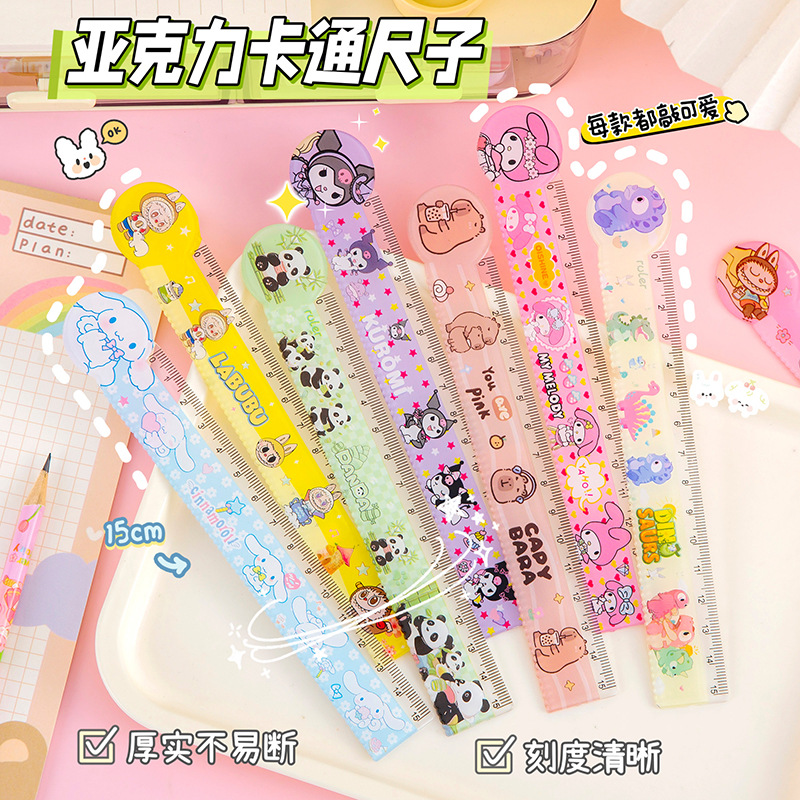 Set 10 Thước Tròn Hoạt Hình RC3109