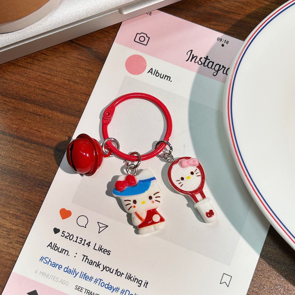 Móc Treo Kitty Tennis Chuông RC3387