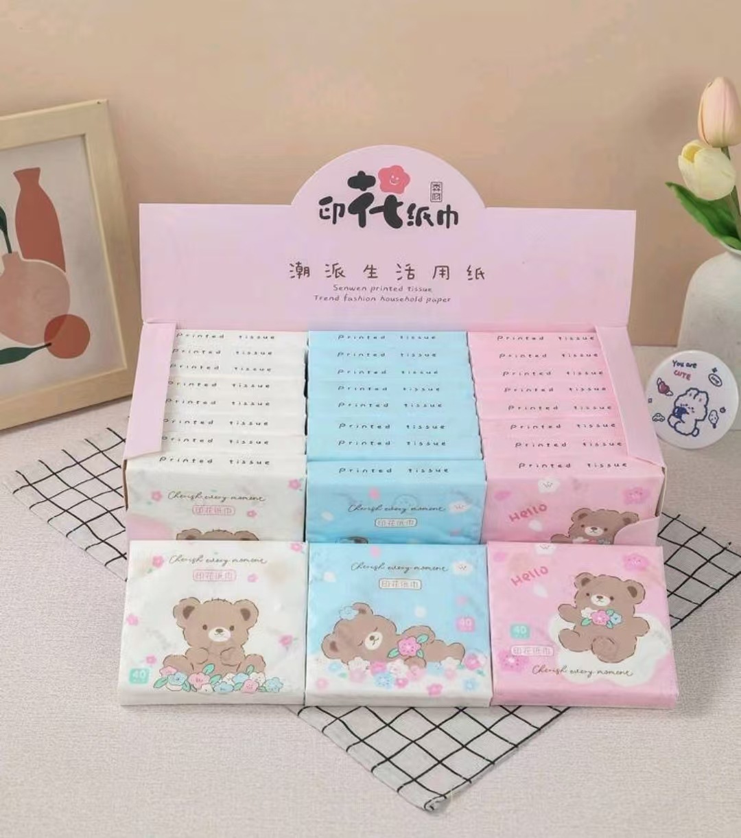 Hộp 24 Khăn Giấy Khô RC389