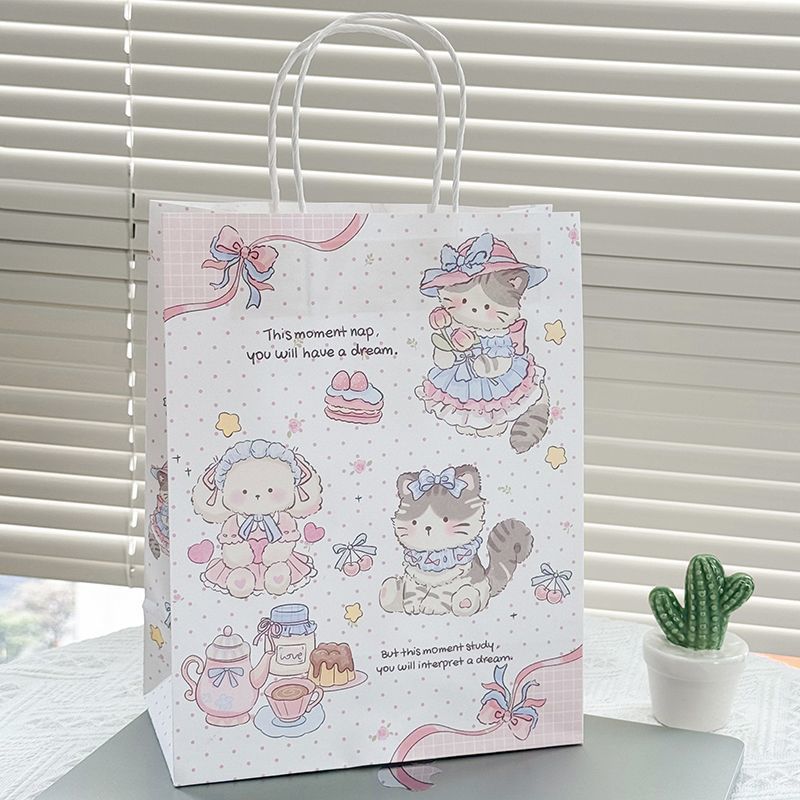 Set 10 Túi Giấy Hoạt Hình Size 21*11*27 RC2486