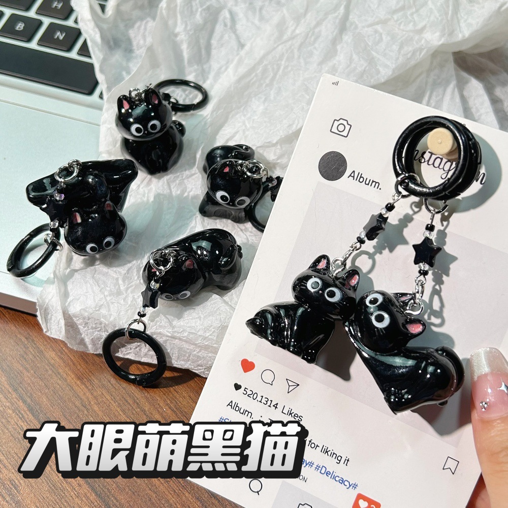 Móc Treo Mèo Đen RCMK268